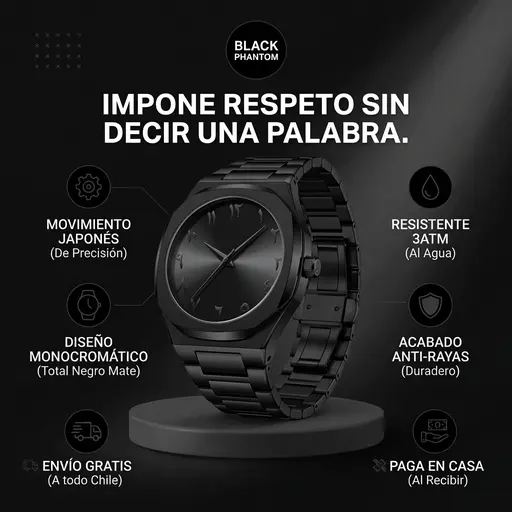 Reloj Black Phantom