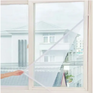 Malla mosquitera para ventanas blanca 60x150 cm