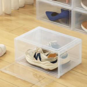 Caja de zapatos individual transparente
