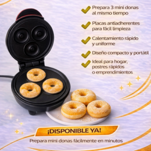 MINI DONAS 3 UNIDADES (24 UND X CAJA)