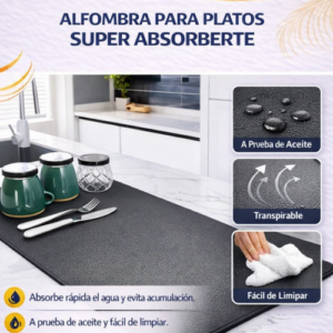 ALFOMBRA PARA PLATOS SUPER ABSOBERTE (80 UND X CAJA)
