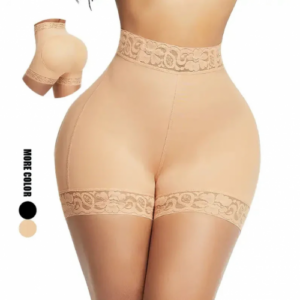 SHORT LEVANTA COLA - COLOR CREMA - TALLA L