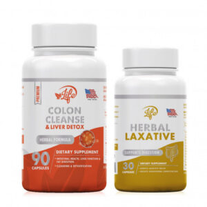 DETOX DIGESTIVE COLON CLEANSE + HERBAL LAXATIVE (2 PRODUCTOS)