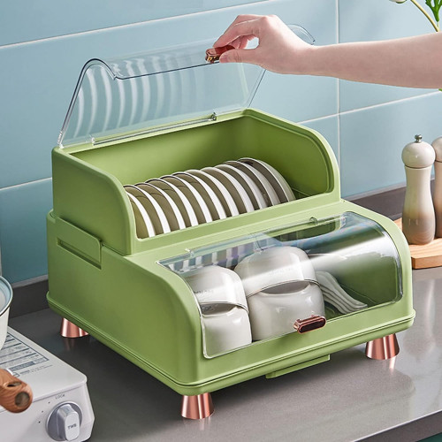 ESCURRIDOR DE PLATOS CON TAPA (1 UND X CAJA)