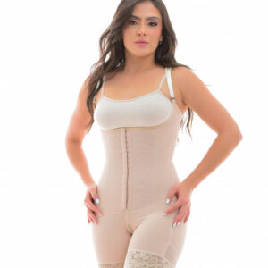 FAJA PIERNA CORTA/BEIGE/2XL