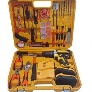 SET DE TALADRO 2 BATERIAS 24 PZ AMARILLO EXPLOIT (5 UND X CAJA)