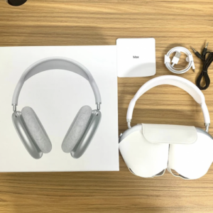 Audífonos tipo AirPods Max, blancos