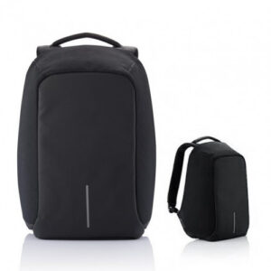MOCHILA ANTIRROBO IMPERMEABLE CON PUERTO DE CARGA USB NEGRA MD