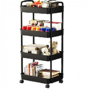ESTANTE ORGANIZADOR 4 NIVELES CON RUEDAS (18 UND X CAJA)