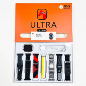 RELOJ ULTRA 7 EN 1 NEGRO (50 UND X CAJA)