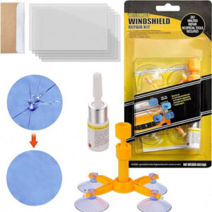 KIT DE REPARACION DE CRISTAL VIDRIO PARABRISAS DE CARRO VEHICULO MD