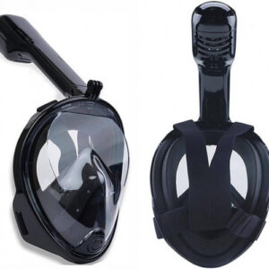 MASCARA SNORKEL S/M NEGRA (25 UND X CAJA)
