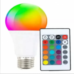 Bombillo RGB de 5W con control