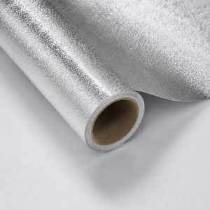 ROLLO DE PAPEL DE ALUMINIO ADHESIVO PARA COCINA 60CMX3M CORRUGADO (200 UND X CAJA)