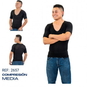 CAMISA LICRA CON MANGAS/NEGRA/S