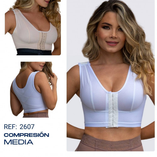 BRASIER CORRECTOR DE POSTURA/BLANCO/M