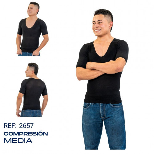 CAMISA LICRA CON MANGAS/BLANCA/XL
