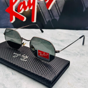 Gafas réplica tipo RAYBAN OCTAGONAL NEGRO con estuche