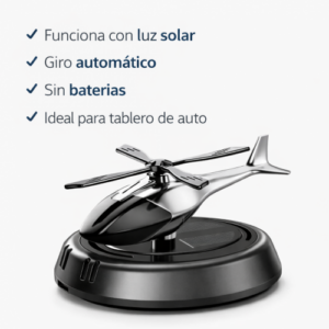 Helicóptero aromático solar para automóvil
