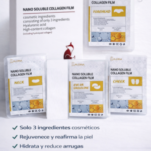 Pelicula de colágeno reafirmante anti arrugas