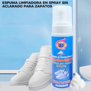 Espuma limpiadora de zapatos en spray