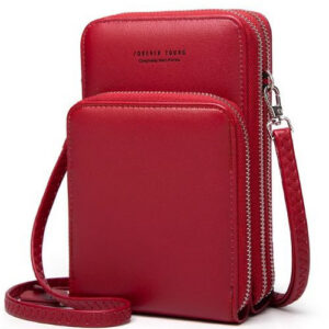 CARTERA DE TIRANTES AESTHETIC - ROJA VINO
