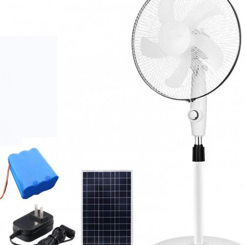 ABANICO SOLAR RECARGABLE DE 16 PULGADAS MD-12103