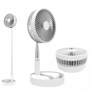 ABANICO RECARGABLE DE ESCRITORIO 4 EN 1 Y PEDESTAL EXTENSIBLE MY-027 MD