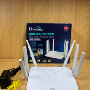 ROUTER INALÁMBRICO D.WORLD  300 MBPS | ALTA COBERTURA Y ESTABILIDAD