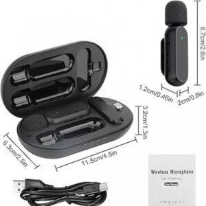 Micrófono inalámbrico doble para iPhone