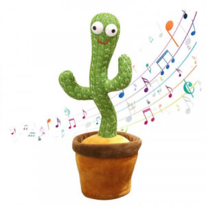 Cactus de juguete que habla, canta y repite