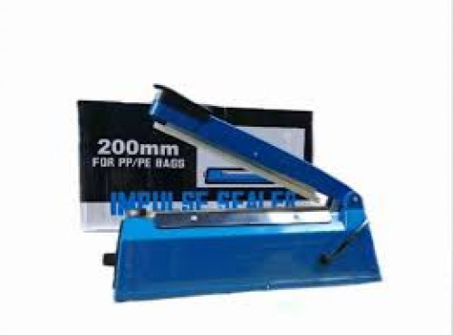 Selladora eléctrica de fundas de 200 mm
