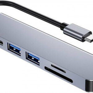 Adaptador tipo C 7 en 1 para laptop