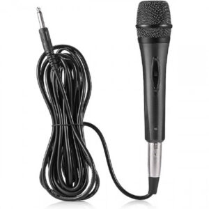 Micrófono 2 en 1 con cable y adaptador inalámbrico
