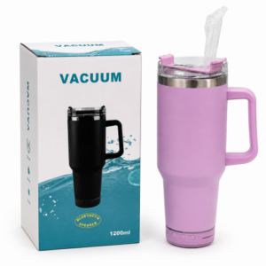 Vaso térmico con agarre y bocina
