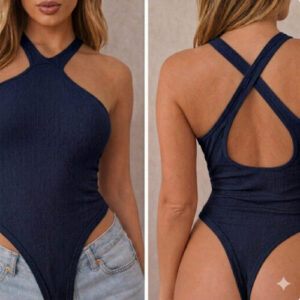 Body deportivo azul oscuro