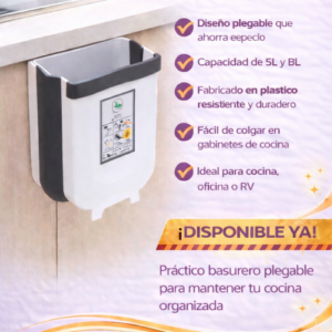 BASURERO / ZAFACON PARA COCINA (50 UND X CAJA)