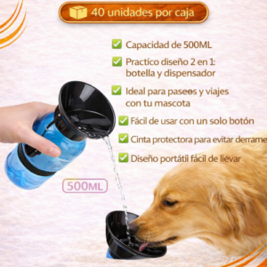 DISPENSADOR DE AGUA / BOTELLA PARA MASCOTA
