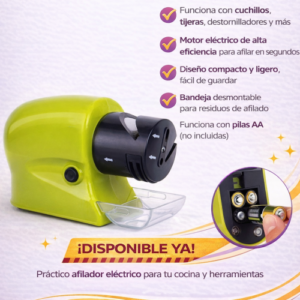 MÁQUINA AFILADORA DE CUCHILLOS ELÉCTRICA (120 UND X CAJA)