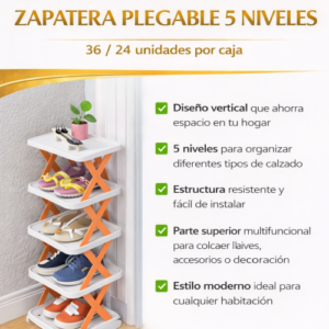 ZAPATERA 5 NIVELES (36/24 UND X CAJA)
