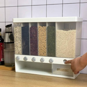 DISPENSADOR DE ALIMENTOS SECOS 6 EN 1 (12 UND X CAJA) SH-333