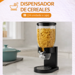 DISPENSADOR DE CEREALES (24 UND X CAJA)