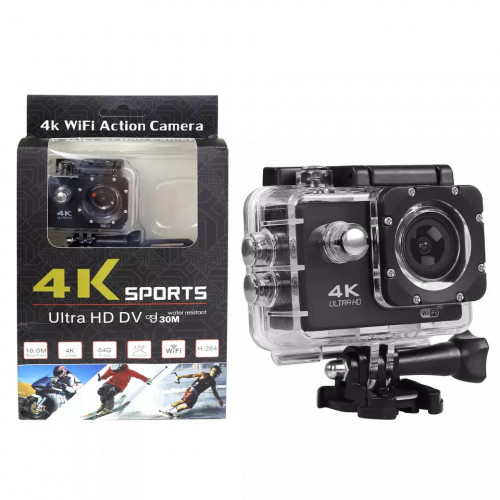 CAMARA 4K 2'' ULTRA HD 1080P SPORT WIFI 12MP CAM ACTION (30 UND X CAJA)