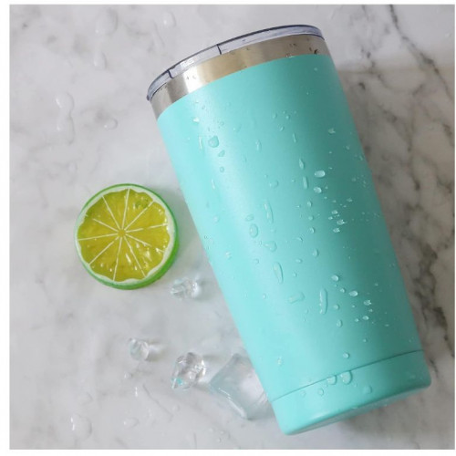 TERMO DE 600ML AZUL PARA SUBLIMACION (48 UND X CAJA)