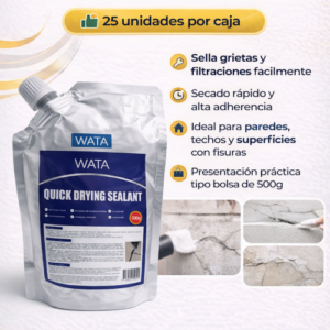 SELLADOR DE GRIETAS DE SECADO RÁPIDO 500GR (25 UND X CAJA)
