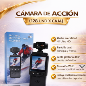 CAMARA DE ACCIÓN (128 UND X CAJA)
