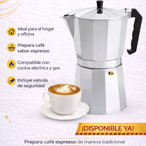 GRECA/ CAFETERA DE CAFÉ GRANDE 12 TAZAS (24 UND X CAJA)
