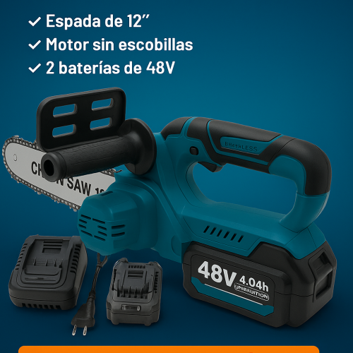 SIERRA ELECTRICA JBN-12 2 BATERIAS 48V (6 UND X CAJA)