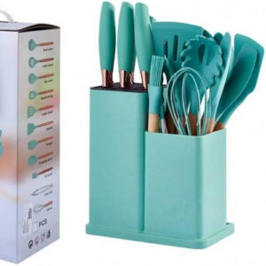SET DE CUCHARAS DE SILICÓN PARA COCINA, 19 PIEZAS