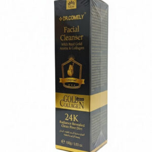 LIMPIADOR FACIAL DR. COMELY CON ÁTOMOS DE ORO REAL Y COLÁGENO.
